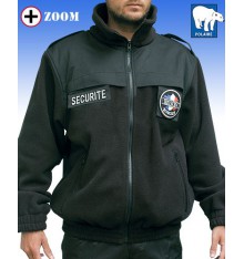 blouson polaire sécurité noir  DCA