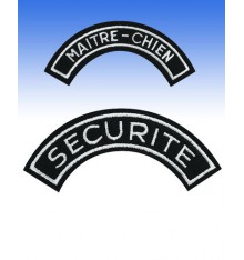 ecusson demi-lune maitre-chien et securité